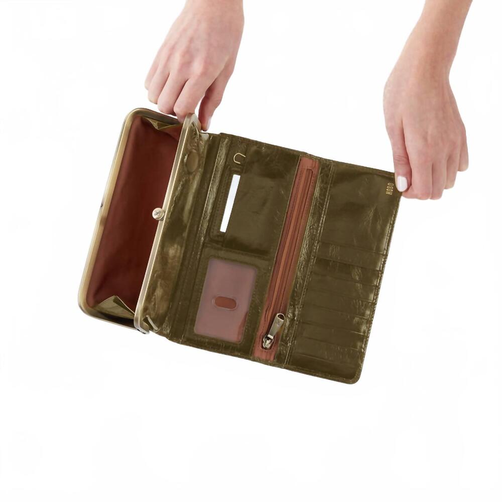 NEW HOBO rachel wallet in olive veil - Picture 2 of 2